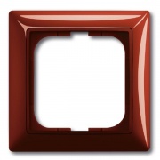 Рамка 1-постовая ABB Basic 55, цвет foyer-красный (2511-97)