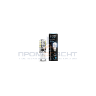 Лампа Gauss LED G9 AC85-265V 3W 4100K 1/20/200