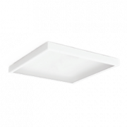 Светодиодный светильник "ВАРТОН" IP54 медицинский накладной 595*595*55 мм с опаловым рассеивателем 54 ВТ 4000К