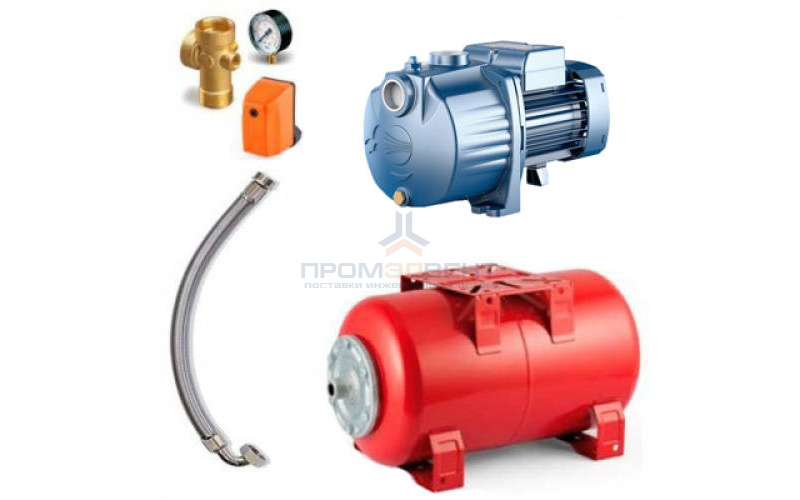 Насосная станция Pedrollo HYDROFRESH 4Cpm 80C-50 CL - 0,55 кВт (Qmax 80 л/мин, 1x230В)