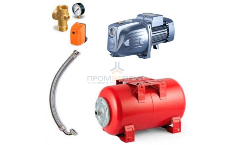 Насосная станция Pedrollo HYDROFRESH JSWm 2C-24 CL - 0,75кВт (Qmax 70 л/мин, 1x230В)