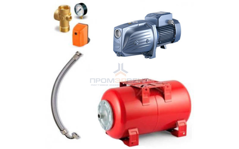 Насосная станция Pedrollo HYDROFRESH JSWm 3CM -N-50CL - 1,10кВт (Qmax 120 л/мин, 1x230В)