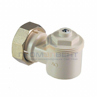 Адаптер для термоголовок угловой Oventrop - M30x1.5 (цвет белый)