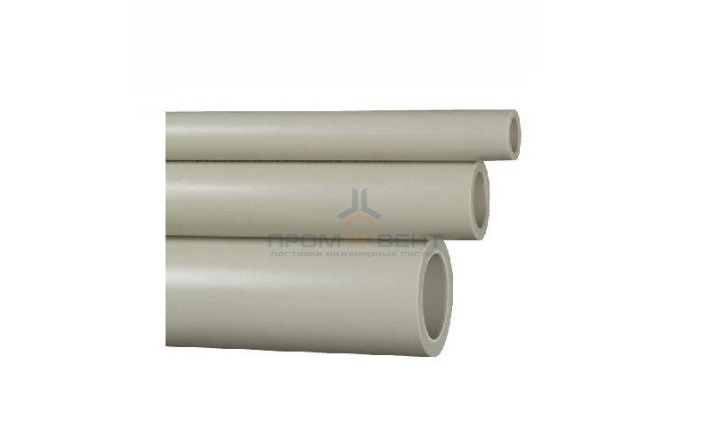 Труба полипропиленовая FV-Plast CLASSIC - 40×6,7 (PN20, штанга 4м, цвет серый)
