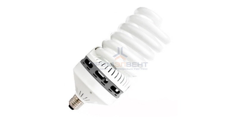 Лампа энергосберегающая ESL QL14 45W 2700K E27 спираль d83x195 теплая