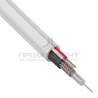 Кабель видеонаблюдения КВК-В 2х0,75мм  [бухта 200м]