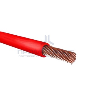 Провод установочный ПВ-3 (ПуГВ) 10,0 красный ГОСТ 31947