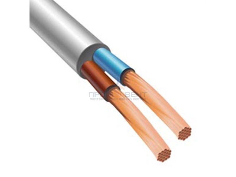 Провод соединительный ПВС 2х0,75 ГОСТ 7399 (Электрокабель НН)