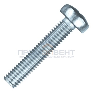 Винт с полукруглой головкой М4х10 оцинкованный DIN7985