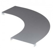 Крышка на угол горизонтальный 90?, осн.500, R600, нержавеющая