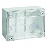 Коробка ответвит. с гладкими стенками, прозрачная, IP56, 380х300х120мм