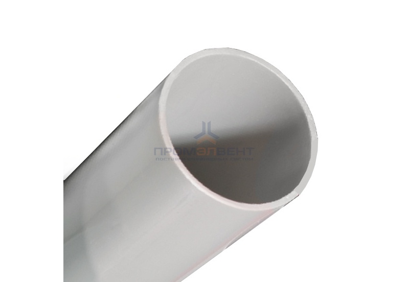 Труба ПВХ жёсткая гладкая д.40мм, тяжёлая, цвет серый [3м/шт, уп.30м]