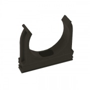 Крепеж-клипса для труб d20мм черная [уп. 100шт]