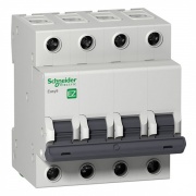 Автоматический выключатель Schneider Electric EASY 9 4П 50А B 4,5кА 400В (автомат)