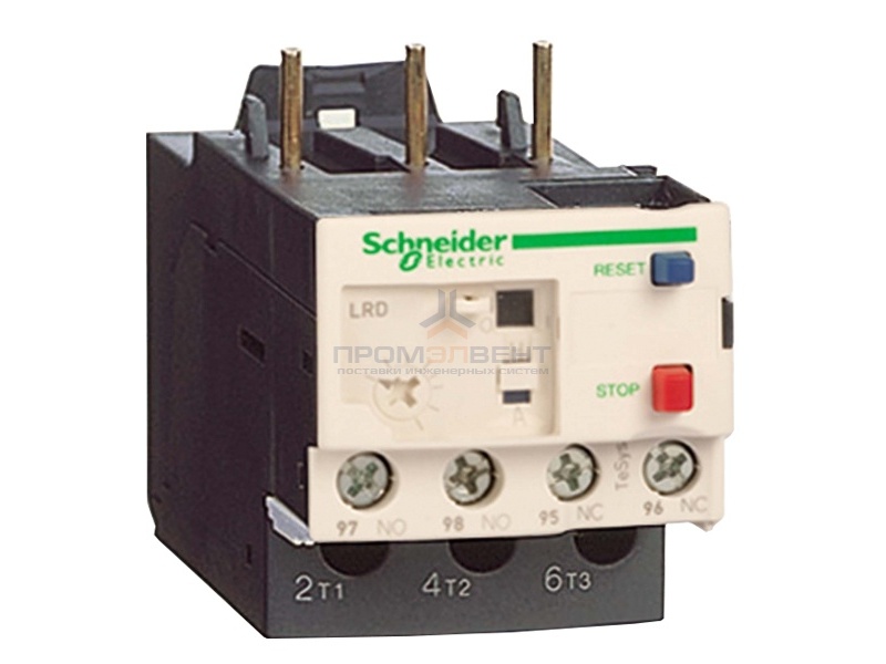 Тепловое реле перегрузки LRD Schneider Electric 0,40-0,63A класс 10 с зажимом под винт