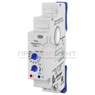 Реле приоритета нагрузки РПН-1-100 УХЛ4 10-100А, регулируемая задержка до 20с